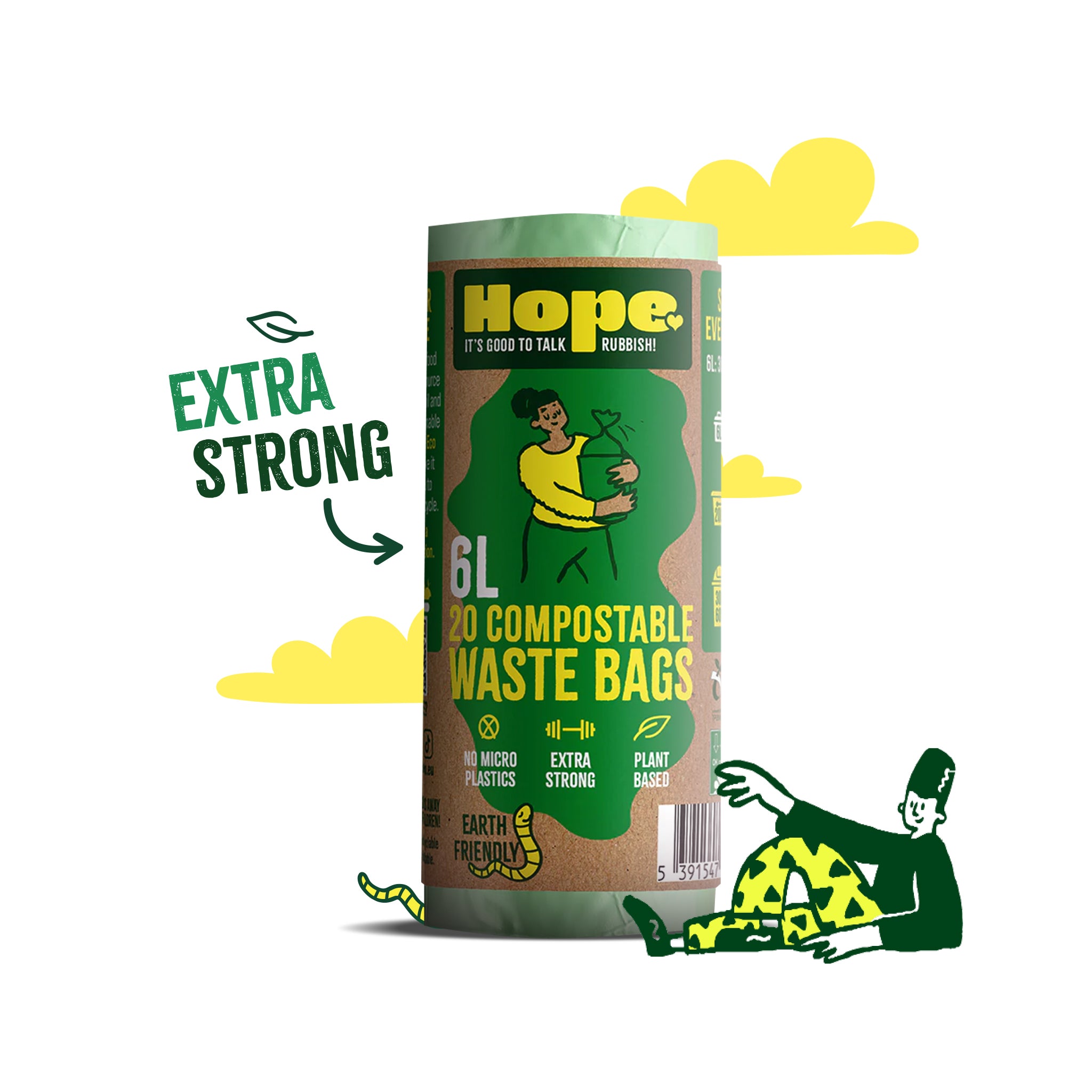 6L Compostable Bag Product Illustration